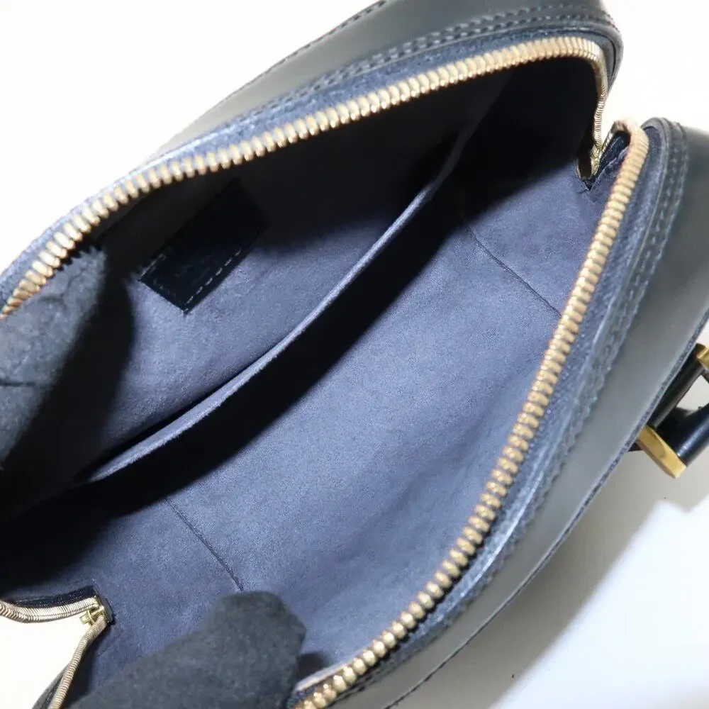 Louis Vuitton Epi Leather Sablons Handbag Black